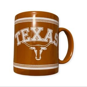 University of Texas Bevo vintage burnt orange hook ‘em horns coffee mug